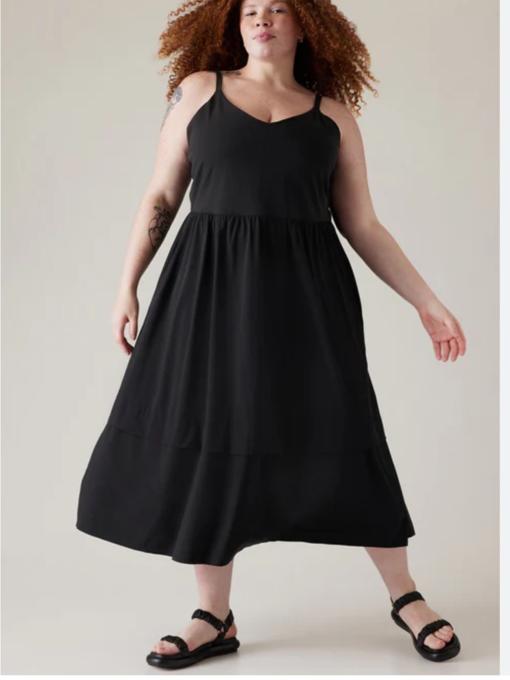 NWT Athleta Elation V-Neck Hybrid Dress